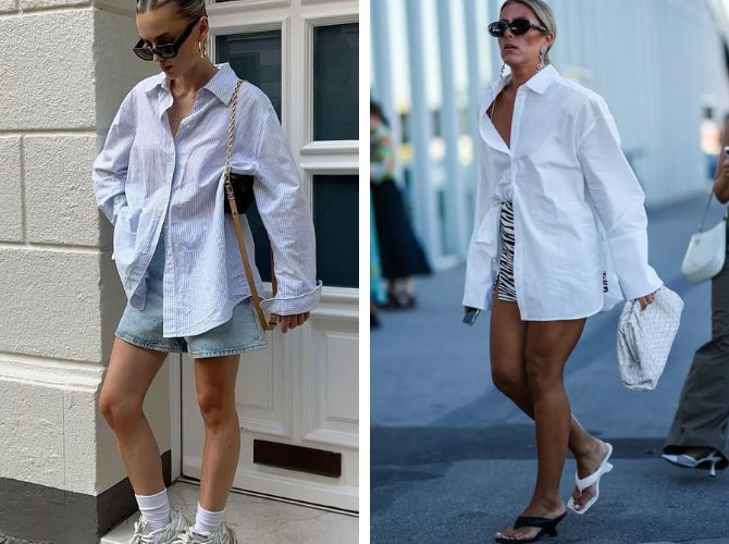 Как и с чем носить рубашку оверсайз в 2026 году 9