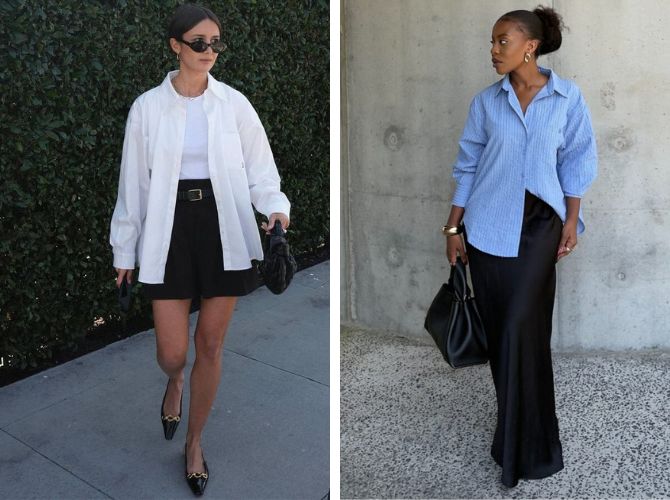 Как и с чем носить рубашку оверсайз в 2026 году 4