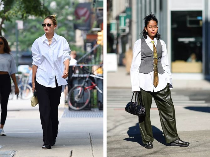 Как и с чем носить рубашку оверсайз в 2026 году 5