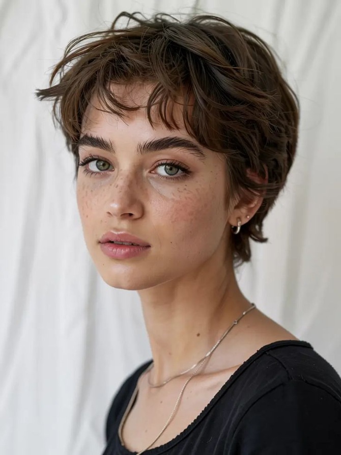 5 коротких стрижек для волнистых волос на весну 2026 года 2