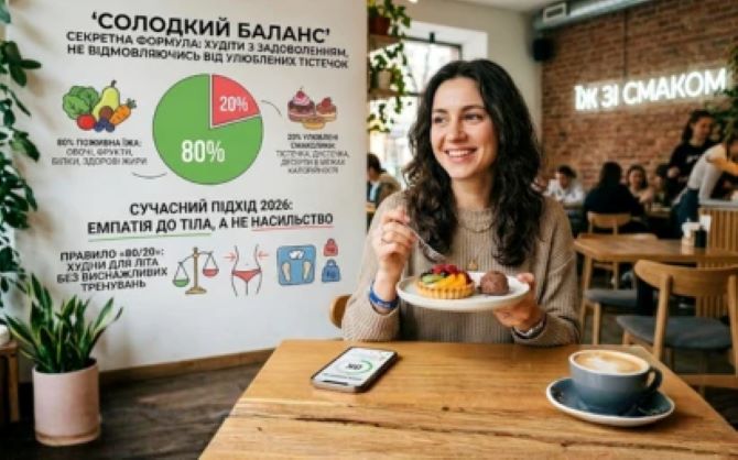 Як скинути до 5 кг за місяць без виснажливих тренувань та відмови від солодкого 1